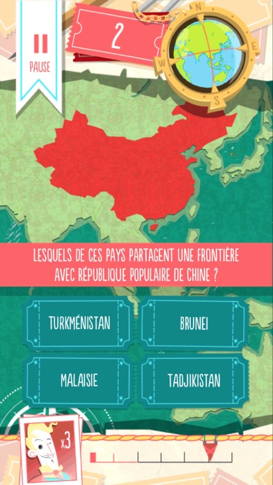 Screenshot #3 pour Worldly - Le Quizz des Pays!