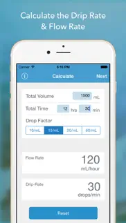 drops - your iv drip rate companion iphone screenshot 1