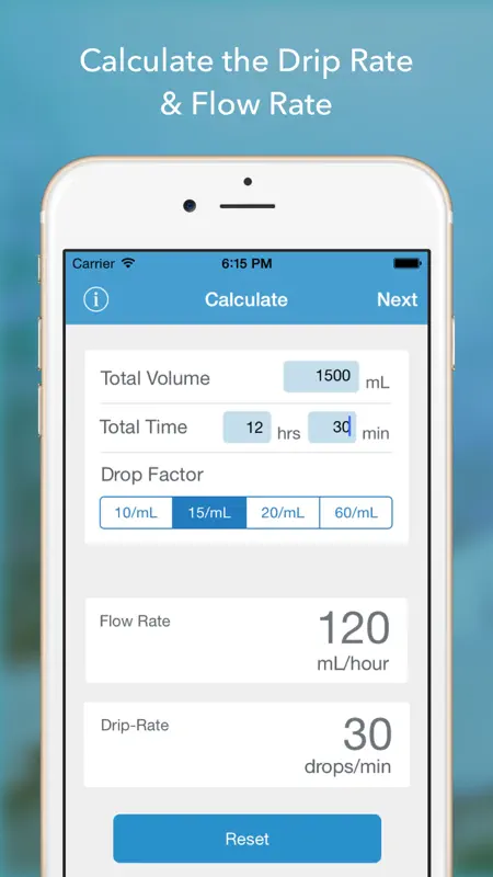 Drops - Your IV Drip Rate Companion screenshot 1 of 3