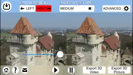 3d video - convert your 2d video into 3d - for dji phantom and inspire 1 and any vr cardboard or 3d tv! iphone screenshot 1
