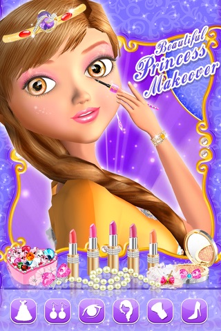 Princess Salon 3D - Girls Summer Party Makeup & Latest Fashion Dress Up Game screenshot 3
