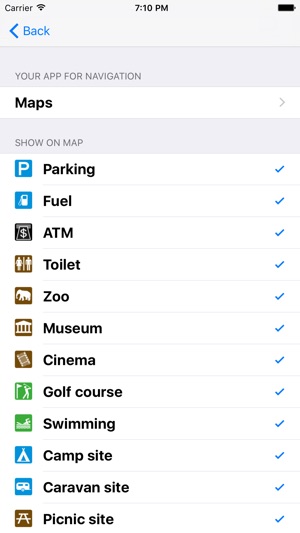 Leisuremap Norway, Camping, Golf, Swimming, Car parks, and m(圖5)-速報App