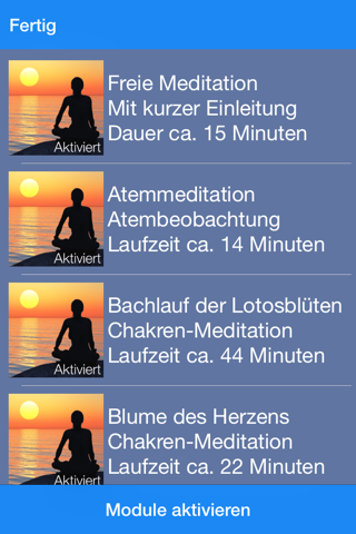 Meditation für innere Ruhe screenshot 2
