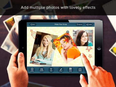 Screenshot #4 pour Scrapbook - Collage your memories to relive