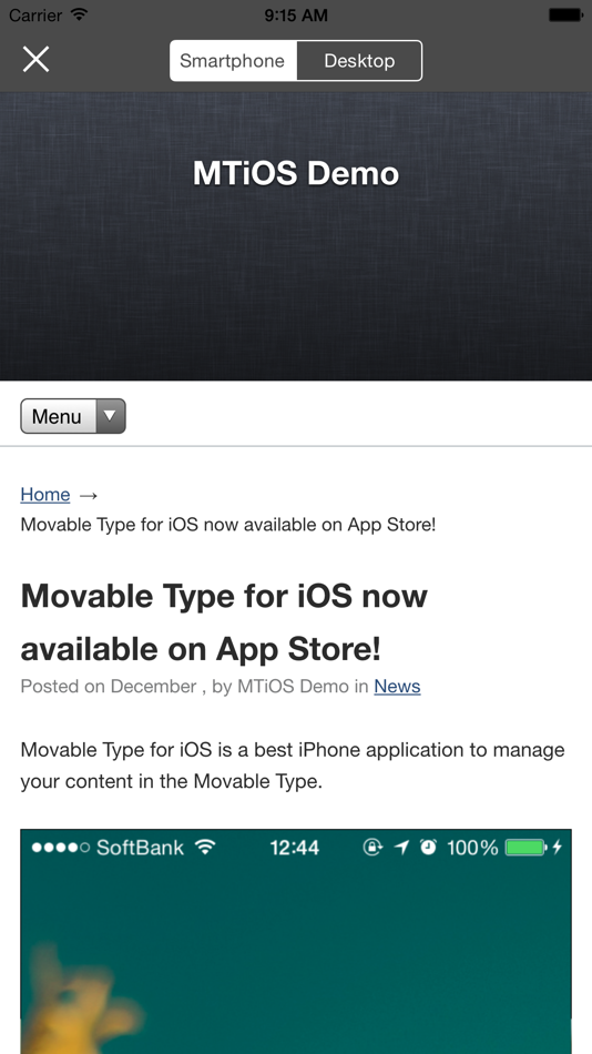 #4. Movable Type (iOS) By: Six Apart KK