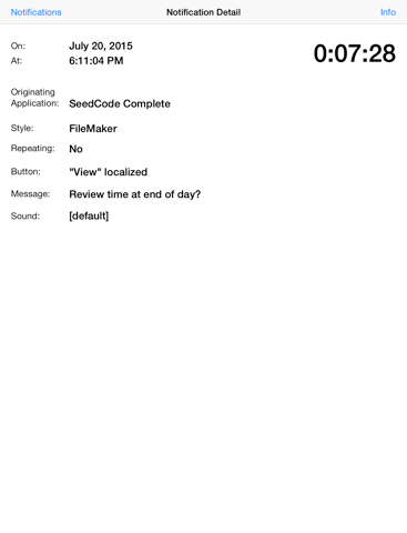 Screenshot #5 pour AlertFlag for FileMaker Go