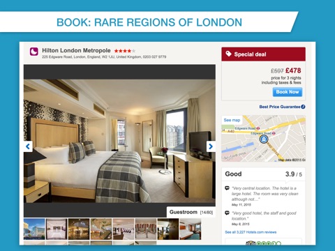 MobBooking HD - Mobile Hotel Reservations screenshot 3