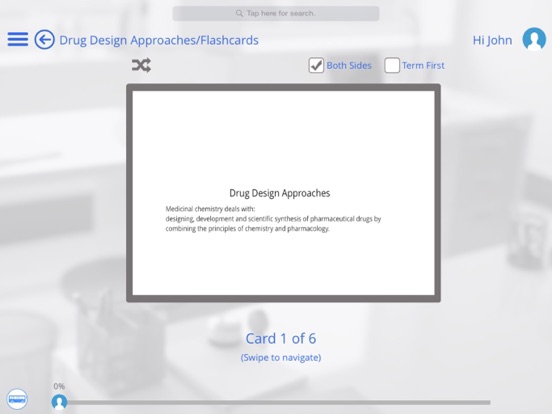 Medicinal Chemistry and Pharmacology by GoLearningBus iPad screenshot 4 - Reference app