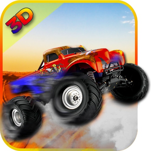 Dubai 4WD Monster Truck desert Safari uphill Simulator icon