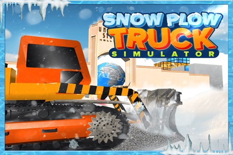 Snow Plow Truck Simulator 3D screenshot 3