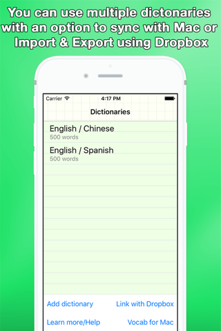 Vocab Lite - Learn and Improve Foreign Language Vocabulary screenshot 4