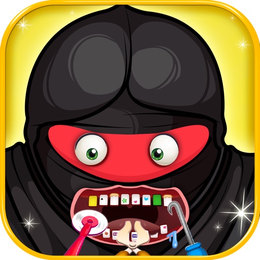 Ninja Dentist Cleanup: Play "Little Doctor Dental" Treatment's Deluxe Games iOS App