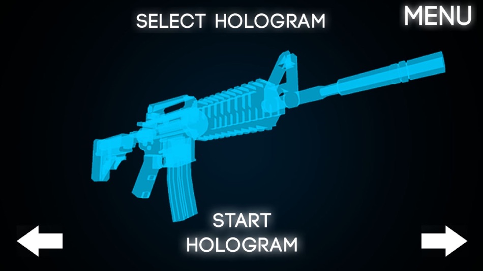 #2. Hologram Rifle 3D Simulator (iOS) 由: Denis Ivanov