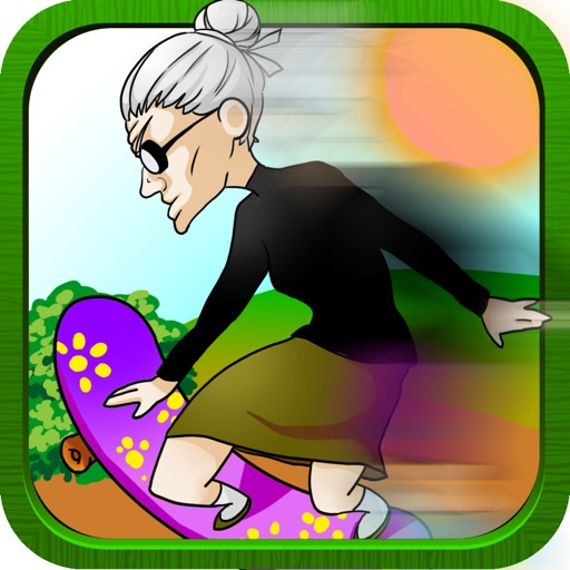 Amazing Skating Grandma Free iOS App