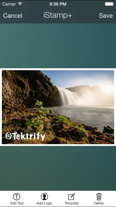 iStamp+ - Batch Watermark Photos screenshot 1 of 4
