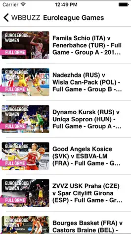 Game screenshot Women's Basketball Buzz - WBBUZZ apk