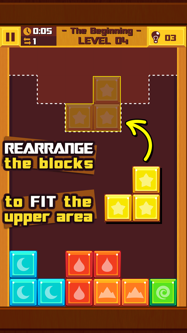 Screenshot #1 pour Mind Blocks - Jeu de Puzzle et de Stratégie Logique