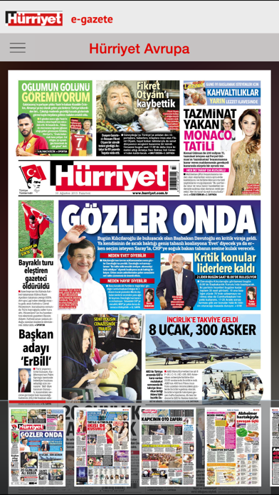 Screenshot #1 pour Hürriyet Egazete