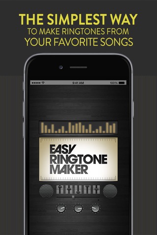 Easy Ringtone Maker - 自分のミュージックから無料の着信音を作成します！のおすすめ画像1