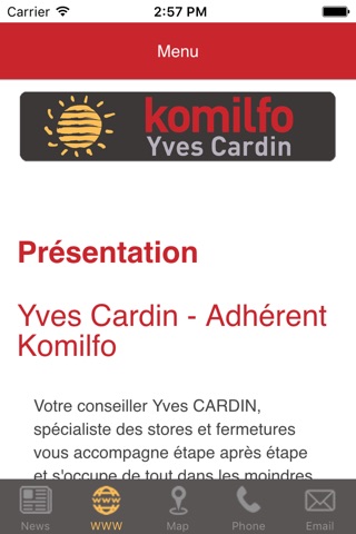 Komilfo Yves Cardin screenshot 2