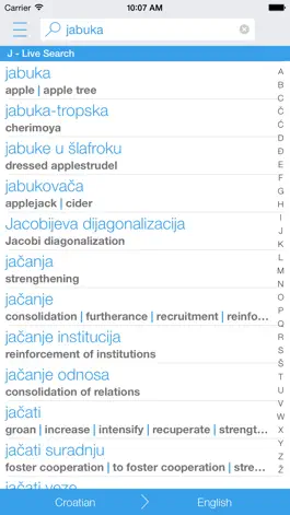 Game screenshot Free Croatian English Dictionary and Translator (Hrvatsko - engleski rječnik) mod apk