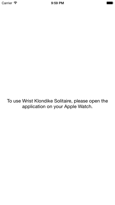 Screenshot #1 pour Wrist Klondike Solitaire