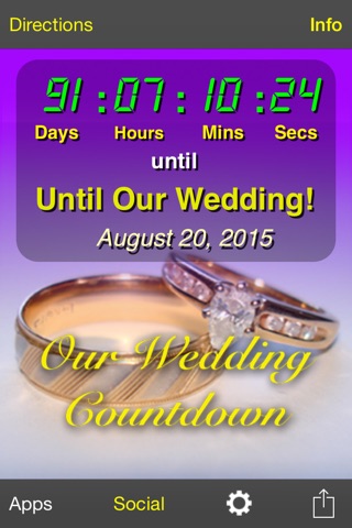 Our Wedding Countdown screenshot 3