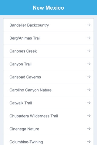 New Mexico National Recreation Trails screenshot 2