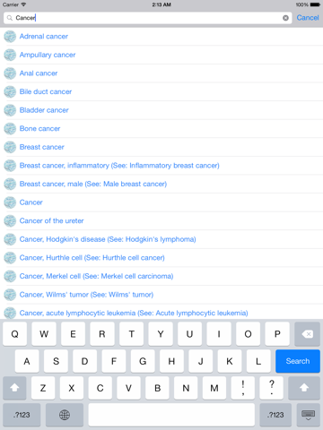 Screenshot #5 pour Diseases Dictionary Offline