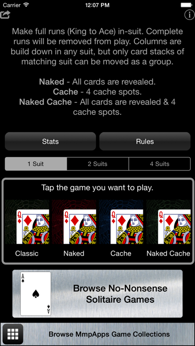How to cancel & delete Spiderette Classic Solitaire from iphone & ipad 1