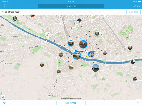 Screenshot #5 pour Florence - Planificateur de voyages par Tripomatic, guide de voyage et carte hors ligne
