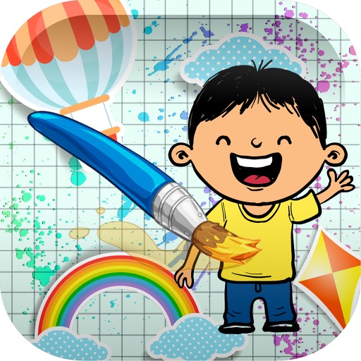 Kids: Coloring Book Icon