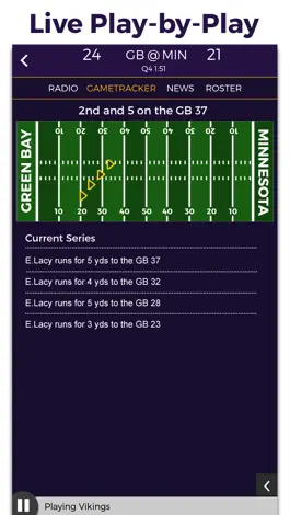 Game screenshot Minnesota Football Radio & Live Scores apk