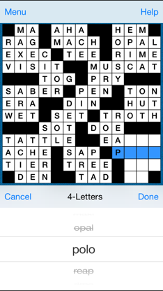 Crossword Fill-In Puzzle - Daily FLN screenshot 1
