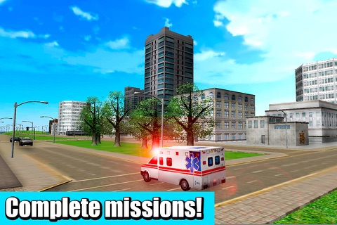 Ambulance Driver: Simulator 3D Free screenshot 4