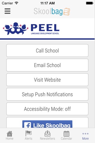 Peel Language Development School - Skoolbag screenshot 4