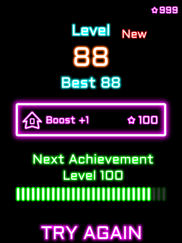 Rock Hero Jump in glow sparkling amazing fantasy space iPad screenshot
