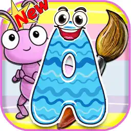 Abc Alphabet Coloring Pages To Write - Educational Game For Kids Edu Room Pbs And Prek Pre Games app icon