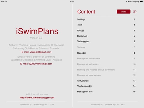 iSwimPlans screenshot 2