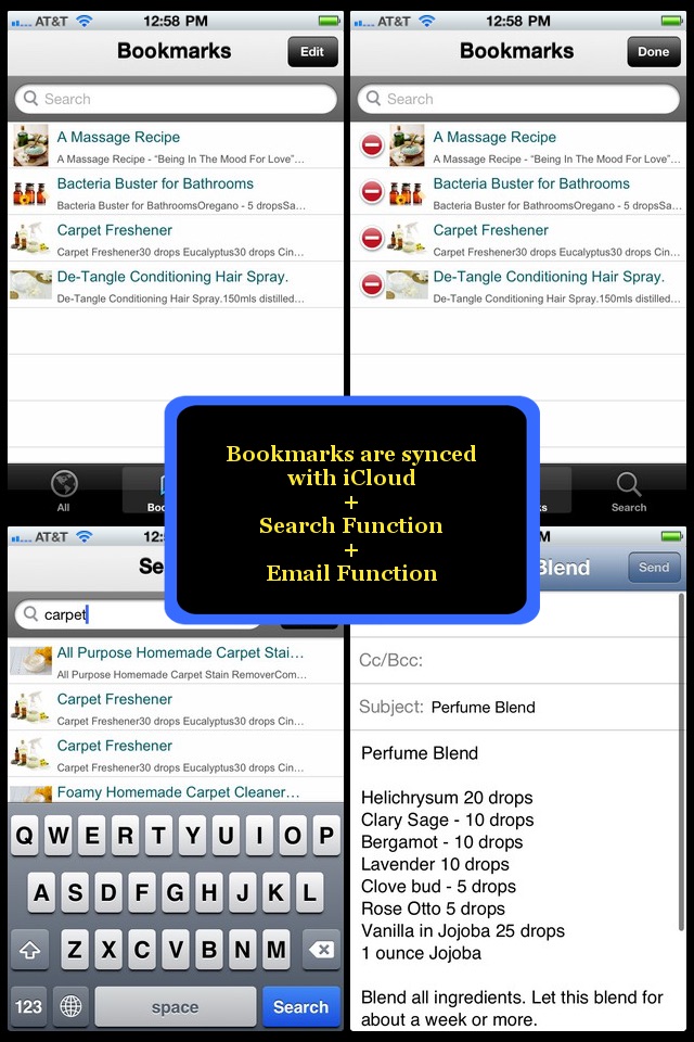 600 Essential Oil & Aromatherapy Recipes screenshot 3