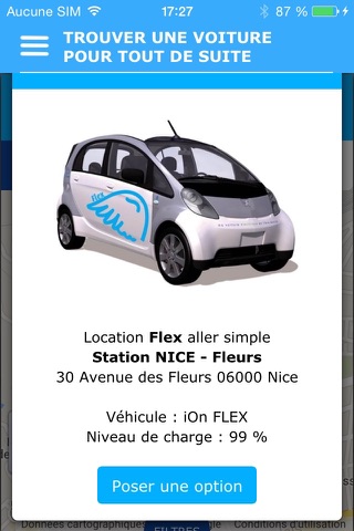 Auto Bleue : location de voitures électriques à Nice screenshot 4