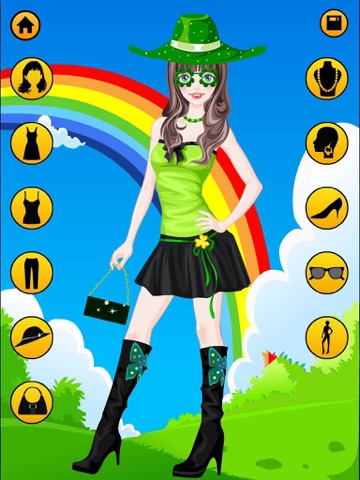 Screenshot #5 for Holiday Dress Up Games - Christmas, Halloween, Easter, New Year and St. Patrick's Day