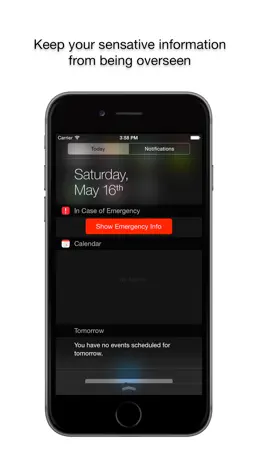 Game screenshot ICE - Emergency contact widget, view ICE information from lock screen apk