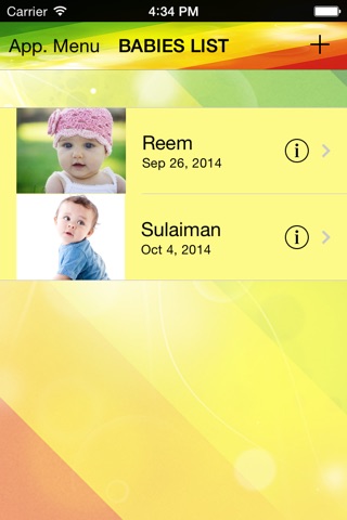 Baby Vaccines Tracker screenshot 2