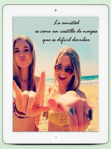 Frases de Amistad iPad screenshot 4 - Entertainment app