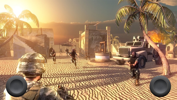 Army War - Desert Battlefield Free screenshot-3