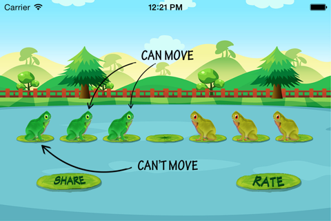 Frog Jump Puzzle screenshot 4