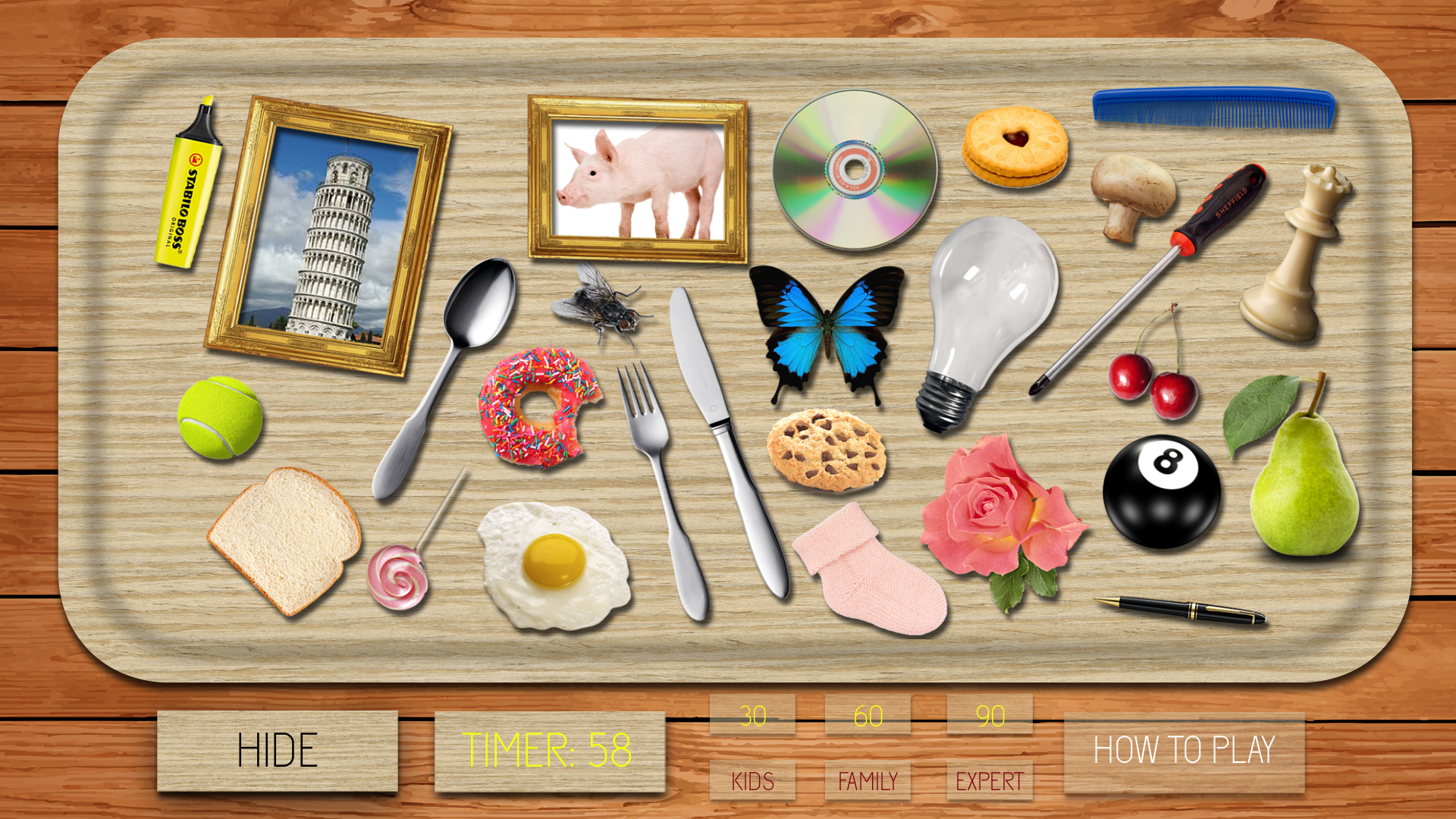 Tea Tray Memory Game screenshot 2