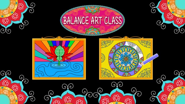 Balance Art Class: Stress Relieving Coloring Book for Adults(圖1)-速報App