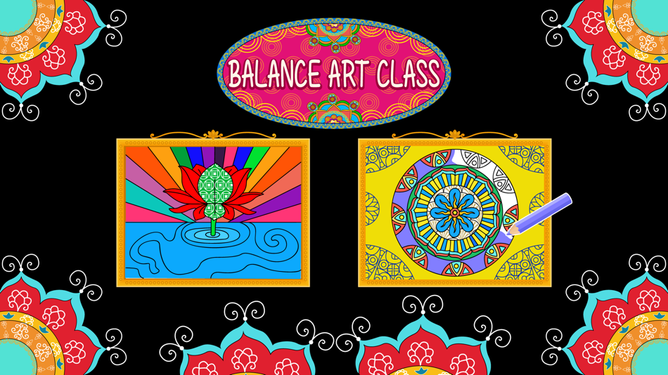 Balance Art Class: Stress Relieving Coloring Book for Adults FREE - 1.1 - (iOS)